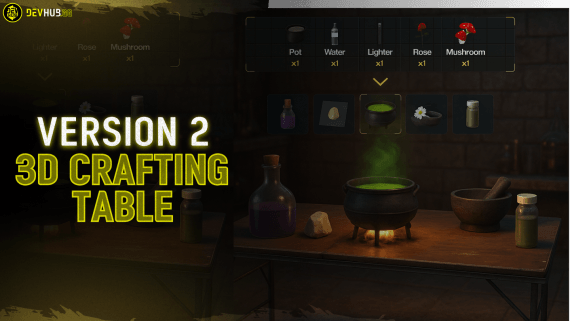 3D CRAFTING TABLE V2